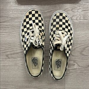 Vans Checkered Black and White Shoes